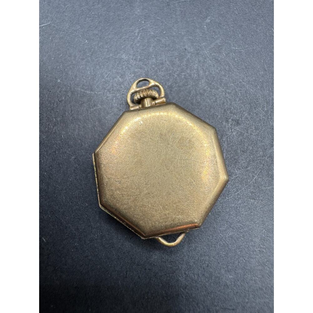 Vintage Reid Swiss Art Deco Swiss Watch Octagon Case Gold Filled 15 Jewels - Picture 5 of 9